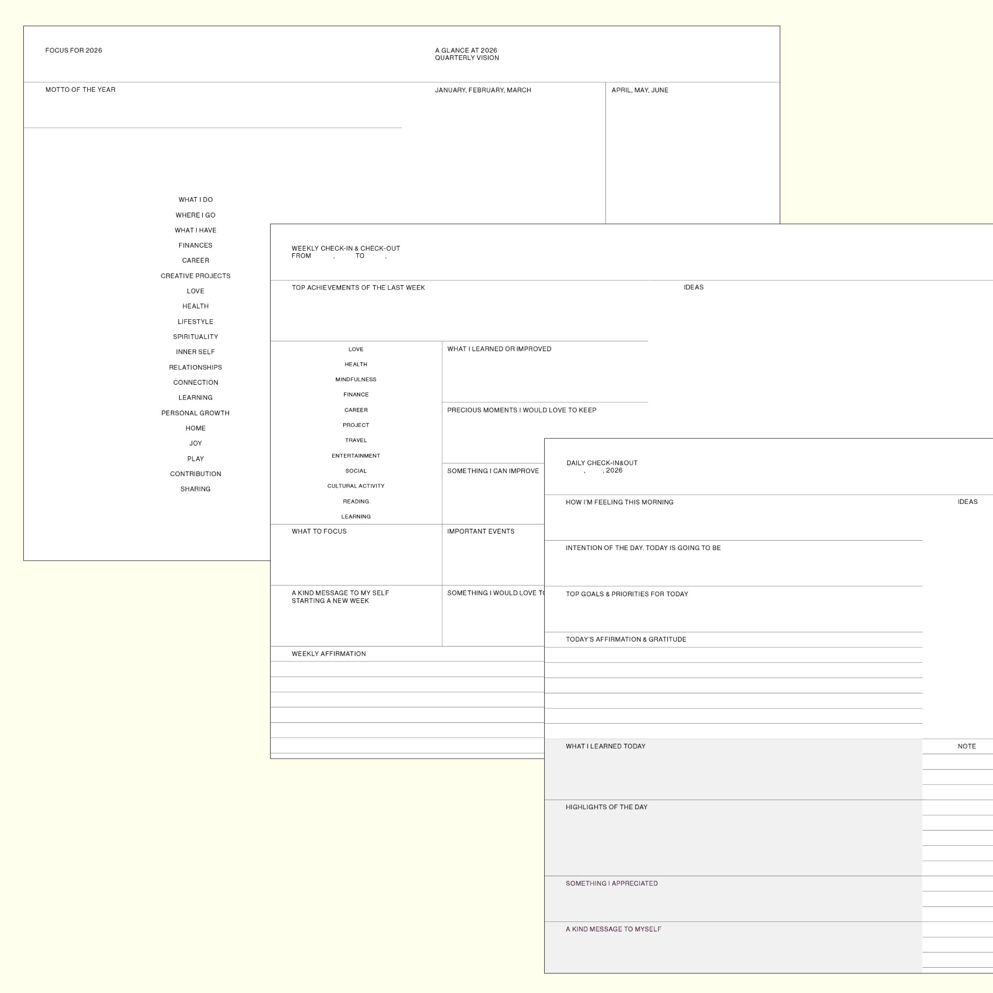 FREE Digital Gratitude Journaling Workbook