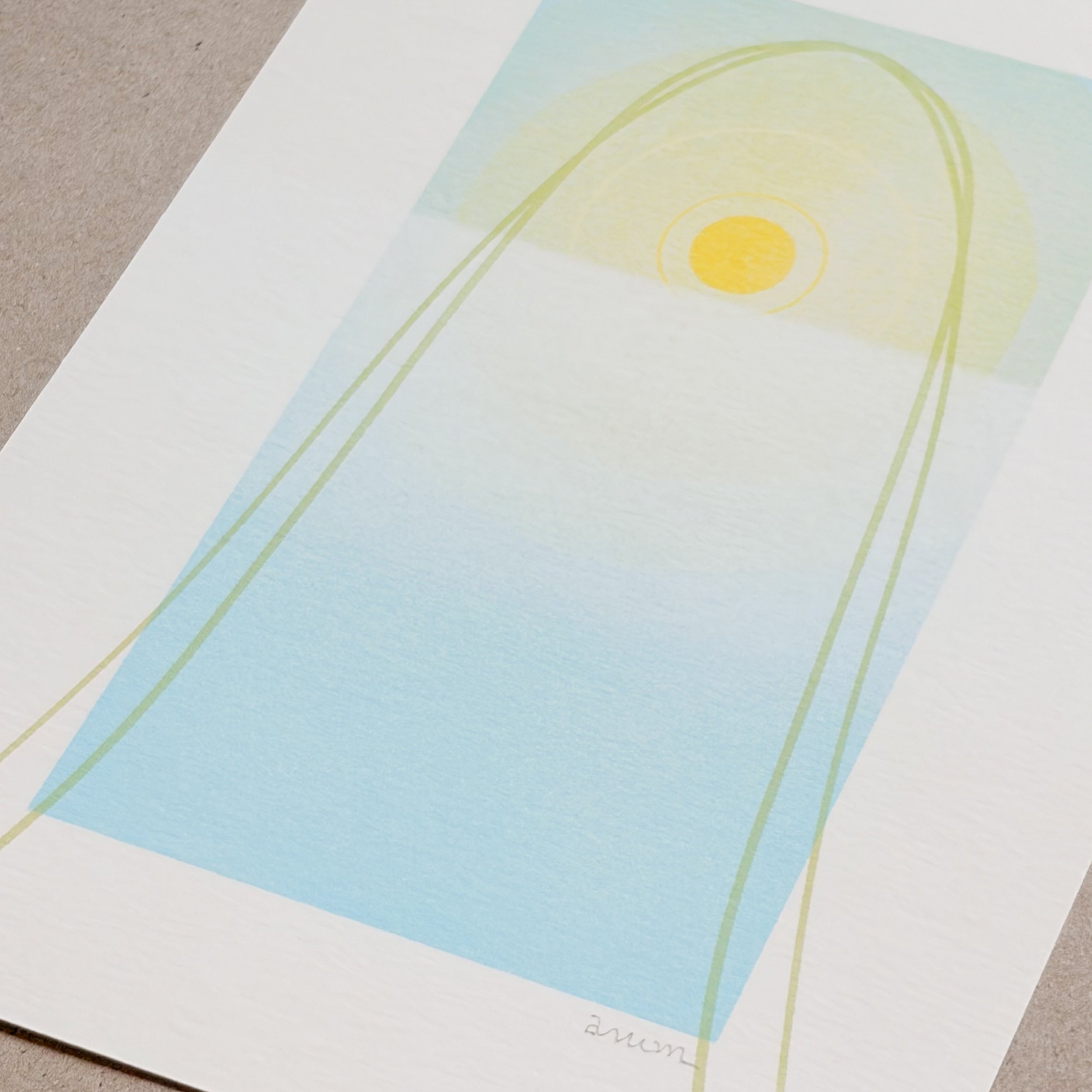 Ace of Pentacle Tarot Art Giclée Print