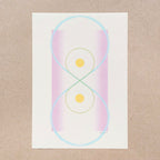 Two of Pentacles Tarot Art Giclée Print