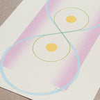 Two of Pentacles Tarot Art Giclée Print